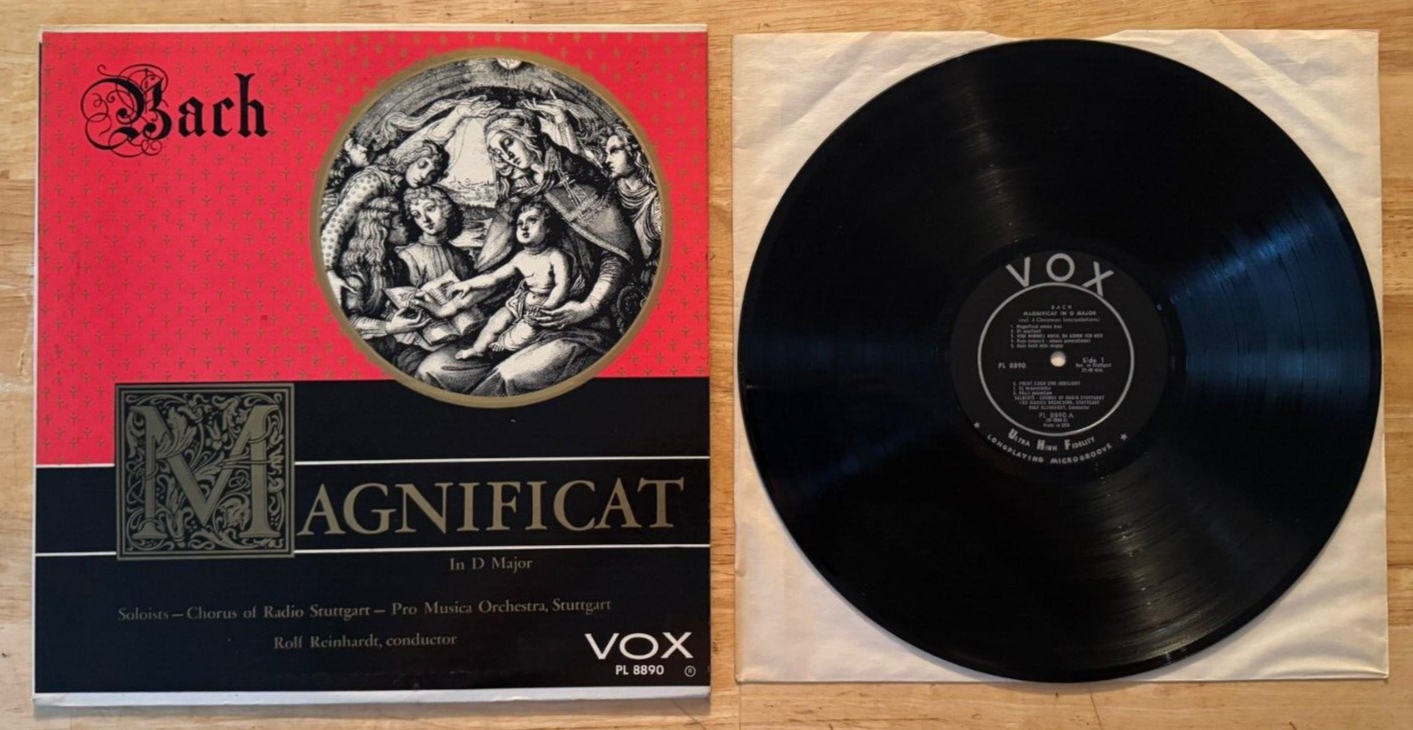 LP 33 ROLF REINHARDT J S BACH (MAGNIFICAT IN D MAJOR) | eBay
