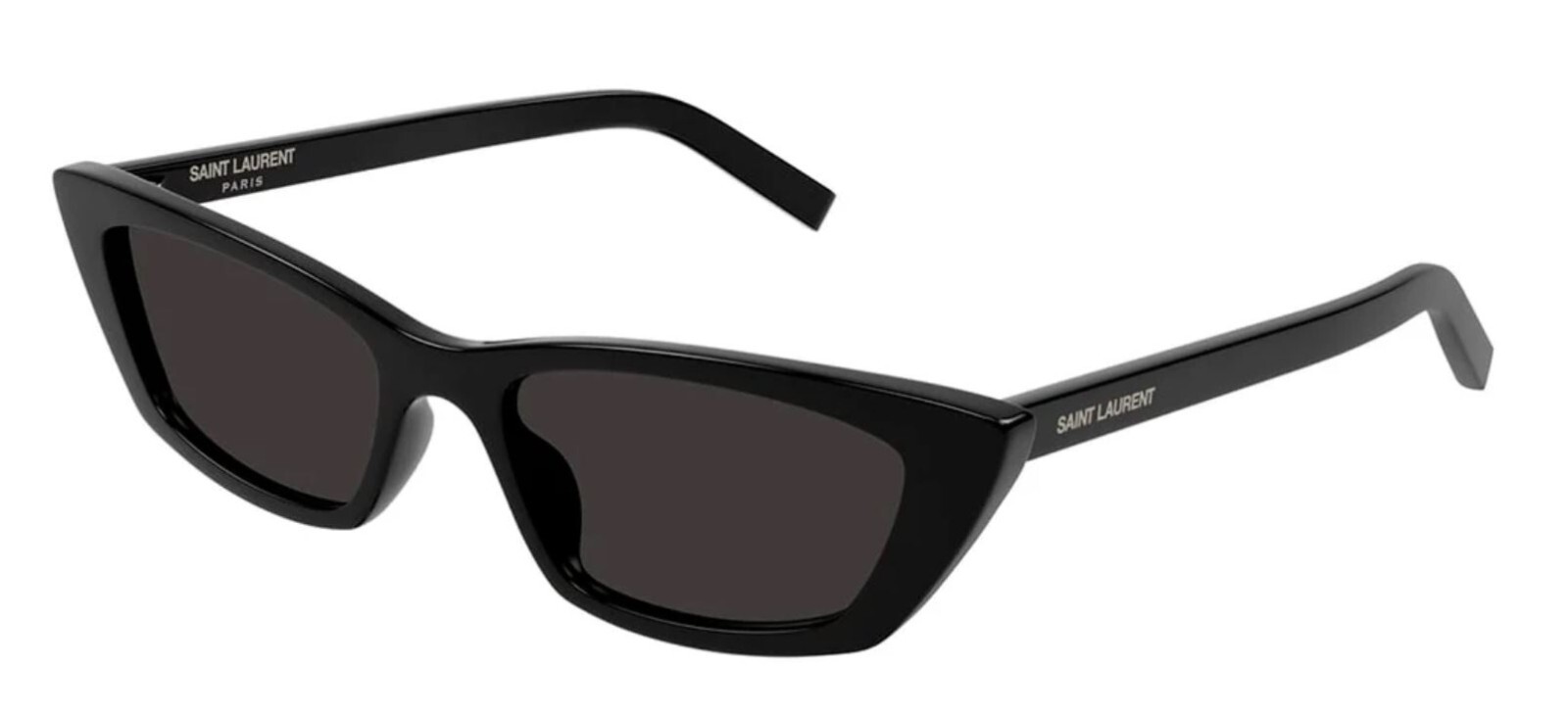 SAINT LAURENT ブラック キャットアイ サングラス Saint Laurent round black cat eye sunglasses – Eyewear Club