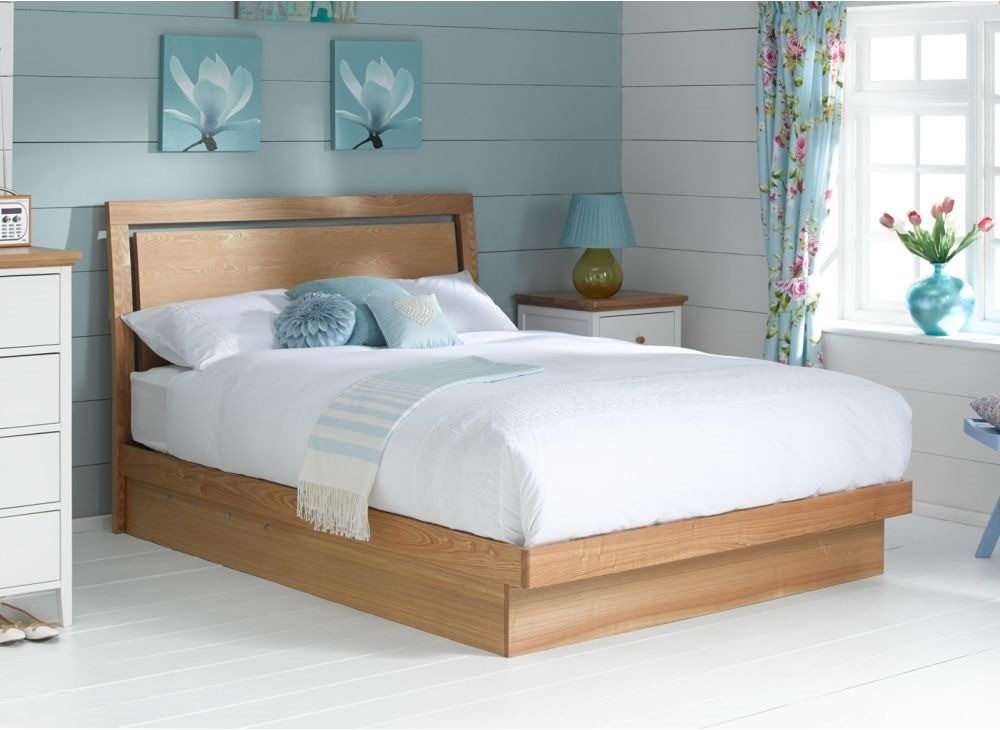 Dreams Isabella Solid Wood Ottoman King Size Bed & Memory Foam Mattress