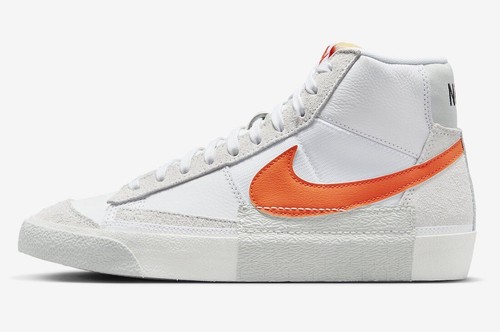 ◆関税/送料込◆NIKE BLAZER MID '77 PRO CLUB RIGHT◆正規品◆ Nike Blazer Mid '77 Pro Club White Safety Orange Sail Men's