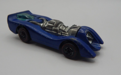 Redline Hotwheels Blue 1973 Jet Threat | eBay