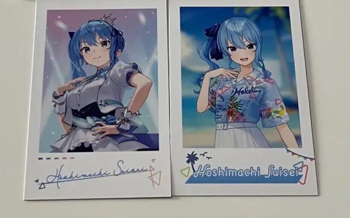 Hololive SUPER EXPO 2024 Limited Hoshimachi Suisei Instax Style Card Set New Hololive SUPER EXPO 2024 Limited Hoshimachi Suisei Instax Style Card Set New