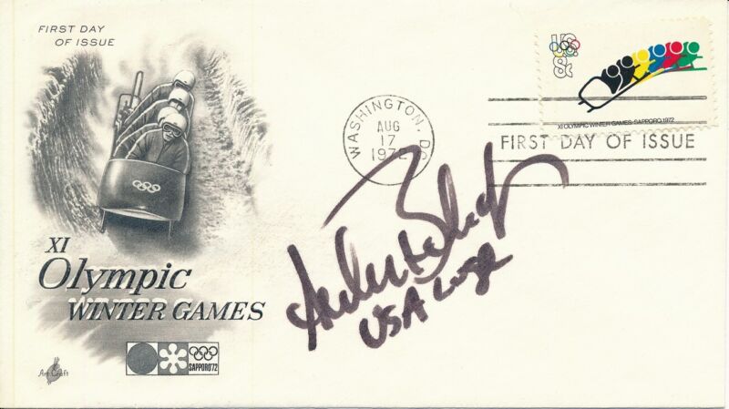 Tony Benshoof Olympic Luge Team Signed 1972 First Day Cover/fdc 151293