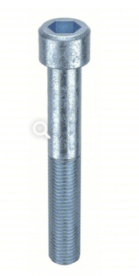 Socket Head Cap Screw: M20-2.5 Thread Size, 140 mm Lg, Std, Zinc Plated, Steel,