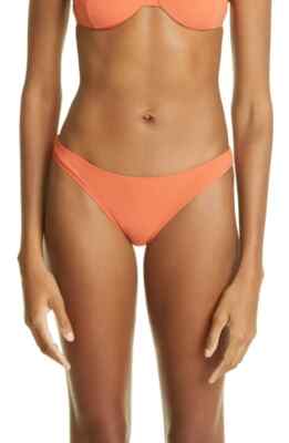 NWOT TOTÊME Mini Recycled Polyamide Blend Bikini Bottoms Burnt Orange Sz XL $95