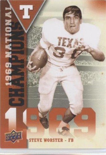 2011 Upper Deck University of Texas Steve Worster #NC-SW