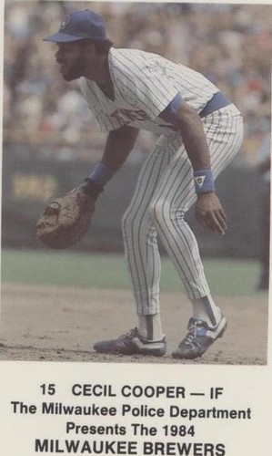 【Cooperページ】 FA974 Cecil Cooper Milwaukee Brewers Baseball 8x10 11x14