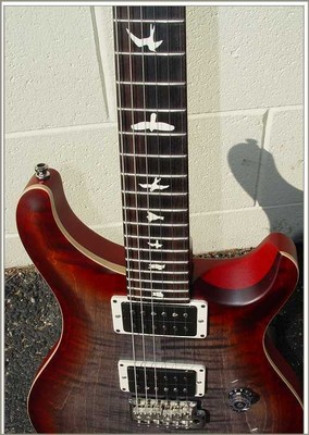 Beautiful PRS CE24 Satin Faded Cherry Burst Electric Guitar w Hard Case