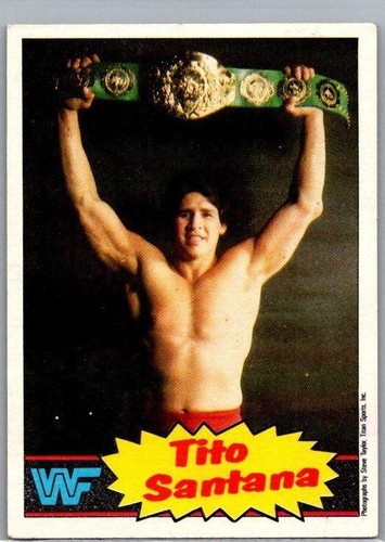 1986 Titan Sports WWF - Tito Santana #14