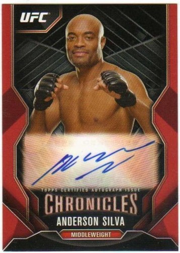 2015 Topps UFC Chronicles - Anderson Silva #CA-ASI
