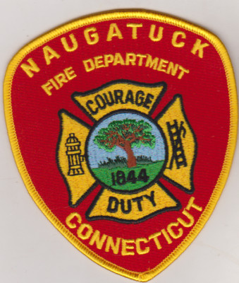 Naugatuck CT Fire Department patch shipped from Australia