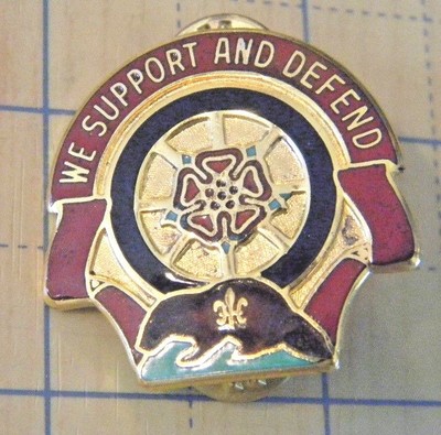 U.S. Army 146TH TRANS BN Transportation DI DUI Unit Crest D22 USA