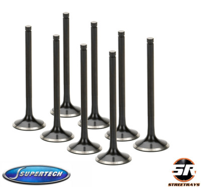 SuperTech HEVN-1006F Black Nitride Exhaust Valves For Honda H22A VTEC