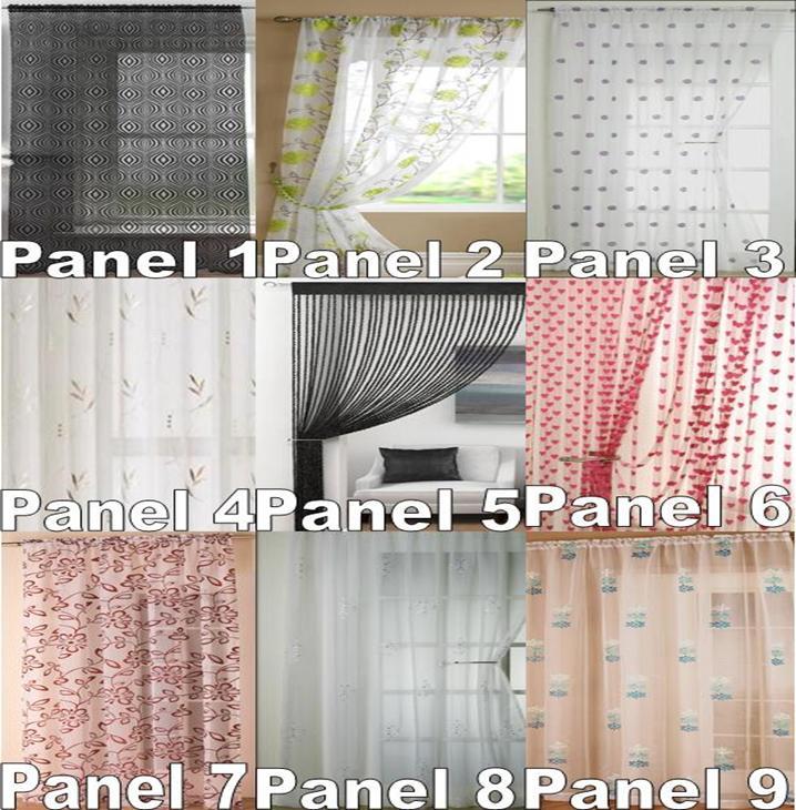 Clearance Voile Curtain Panels Mega Sale Many Sizes Designs