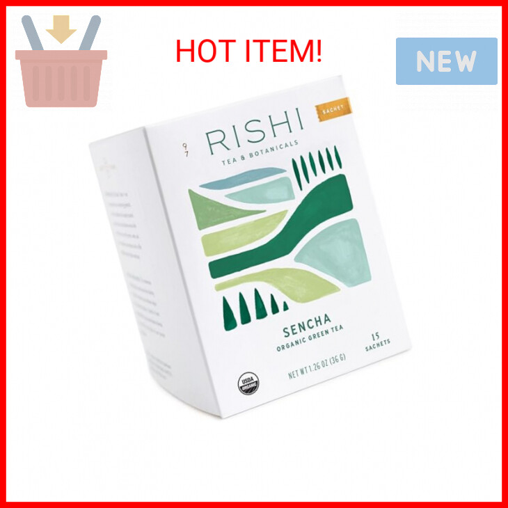 Sencha Green Tea | Usda Organic Direct Trade Sachet Tea Bags