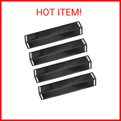 16.5 Porcelain Steel Heat Plate Shield for BBQ Grills - 4 Pack