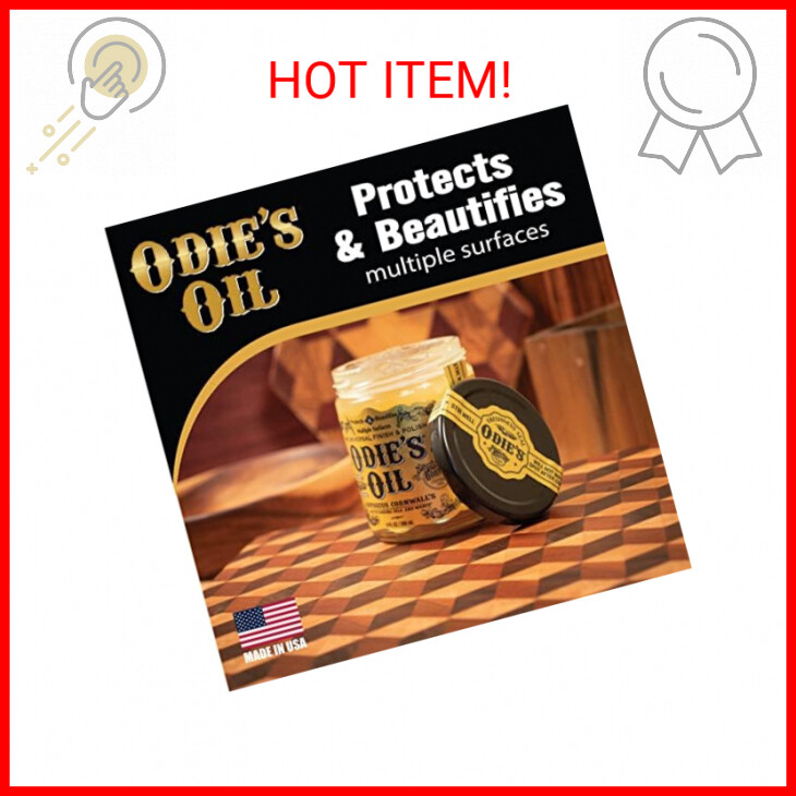 Odie's Oil &bull; Universal Finish for Wood &bull; Leather &bull; Plastic &bull; Vinyl &bull; Metal and M