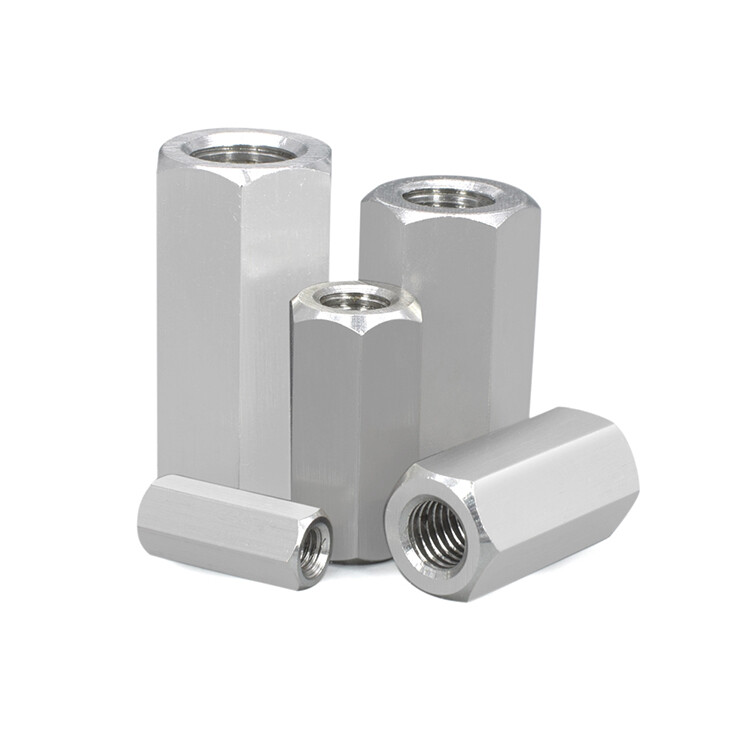 Gewindemuffe Sechskant M 5 - M12  Verbindungsmutter Distanzmutter Stahl Verzinkt