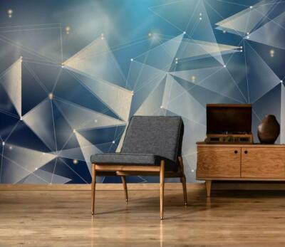 3D Fantasy Polygon 38512NA Wallpaper Wall Murals Removable Wallpaper Fay