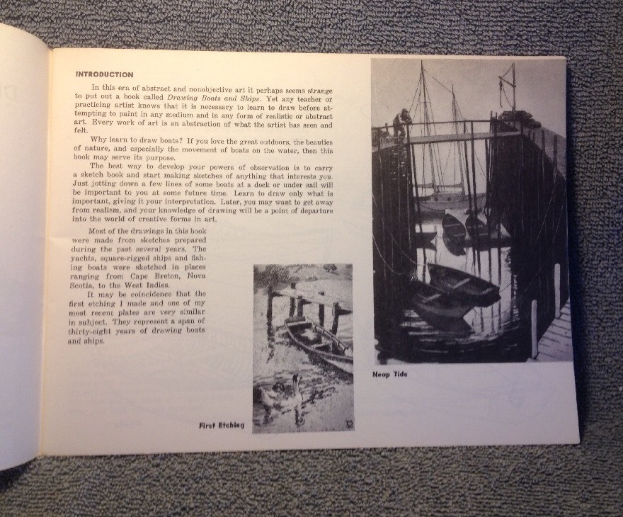 VINTAGE 1959 PITMAN 7 DRAWING BOATS & SHIPS