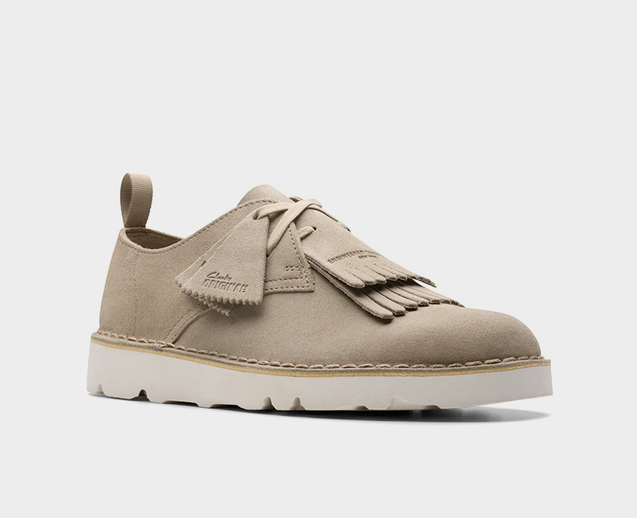 Pre-owned Clarks Originals X Engineered Garments Desert Khan Eg Sand In Black