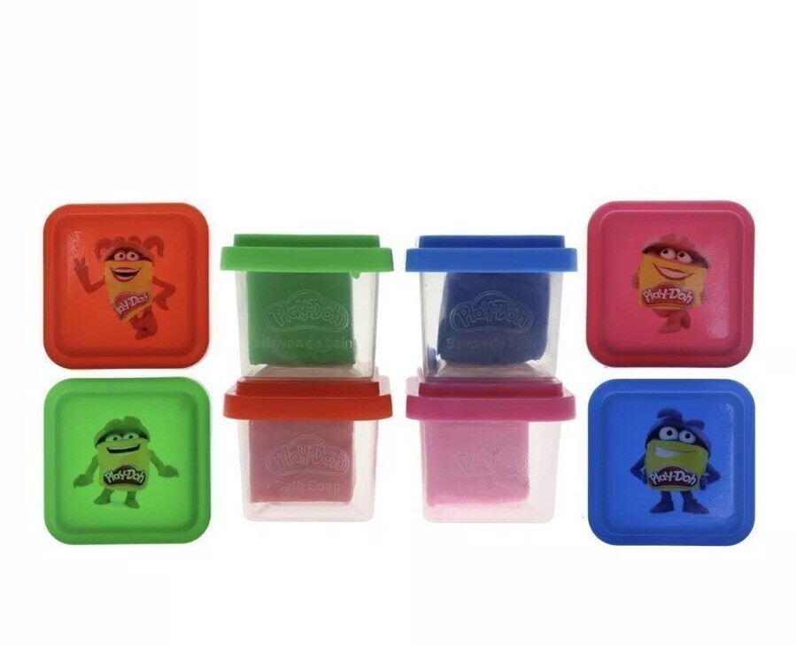 PLAY-DOH  Bath Time Fun Pack Set w/ Moldable soaps, Accessories, and Carry Case