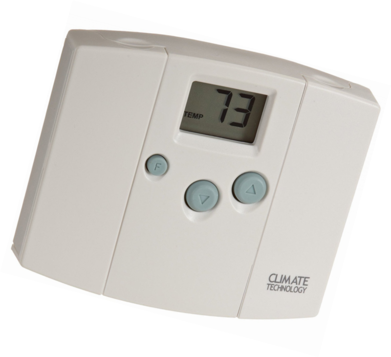 45 to 95 D Supco 43054 Electronic Digital Wall Thermostats with Blue