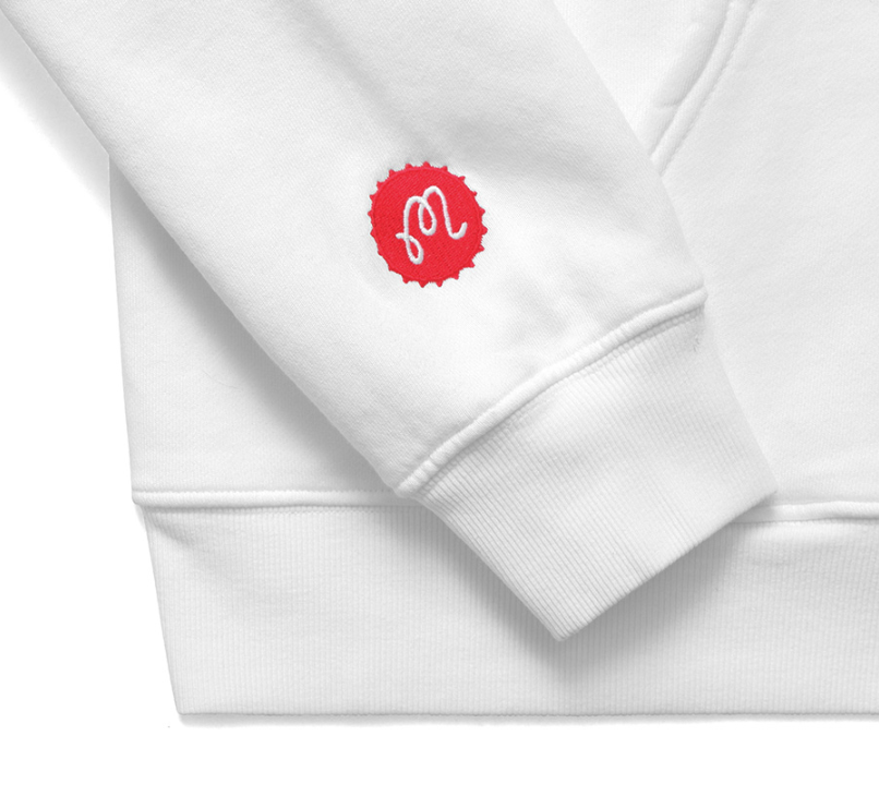 Pre-owned Malbon X Coca-cola Collaboration Ice Cold Hoodie, White