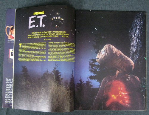 STAR LOG, THE SCIENCE FICTION UNIVERSE, OCTOBER 1982, NUMBER 63, E.T., SPIELBERG