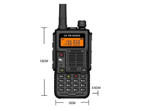 BAOFENG X5 PLUS 20W DUAL BAND VHF/UHF WALKIE TALKIE LONG RANGE TWO WAY HAM RADIO