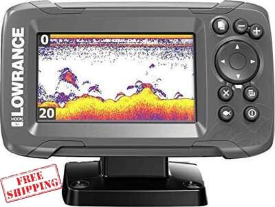 Fish Finder Wide Angle Sonar HOOK2 Boat Fishing Depth Transducer Plotter