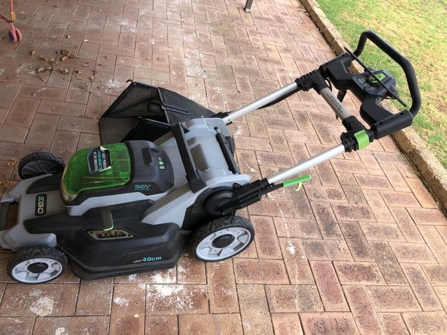 Ego 56V cordless lawn mower with brand new trimmer for ...