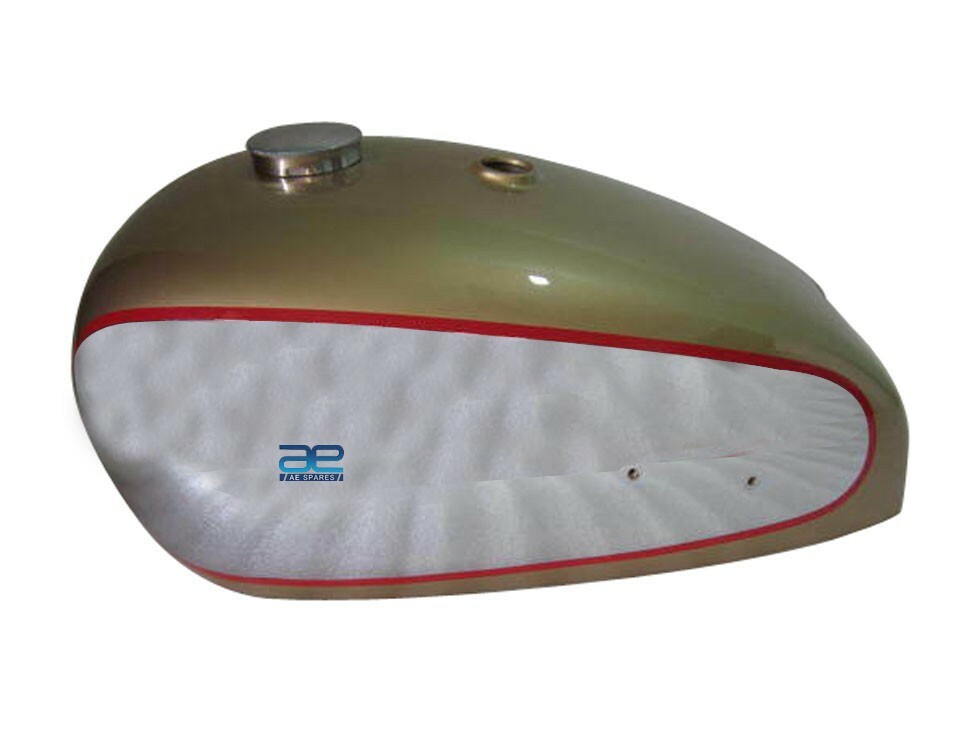 BSA Gold Star A7 A10 Super Rocket Chrome & Painted Petrol Gas Fuel Tank  