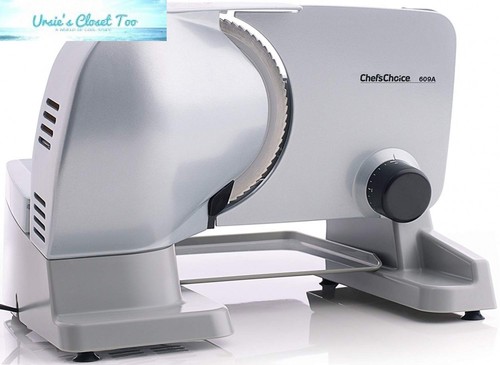 Chef’sChoice 609-A Electric Food Slicer with Tilted Carriage Easy-clean...