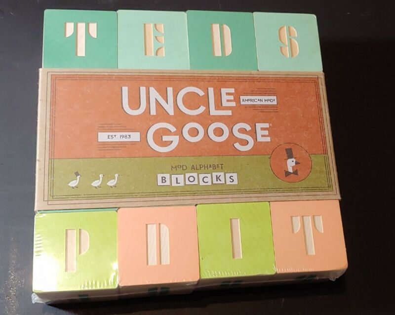 Uncle Goose Mod ABC Learning Blocks - Made in The USA