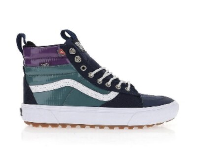 VANS  Sk8-Hi MTE 2.0 Dx Dress Blues Payent Leather Size 8.5 Mens & 10 Women s