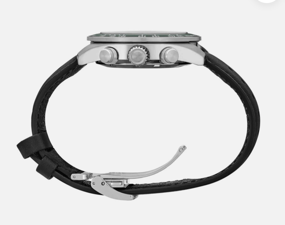 Pre-owned Seiko Ssc943 Prospex Ivory Dial Speedtimer Solar Chronograph Watch 100m Box Tags