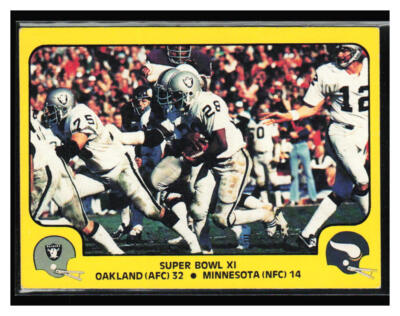 1978 Fleer Team Action #67 Super Bowl XI