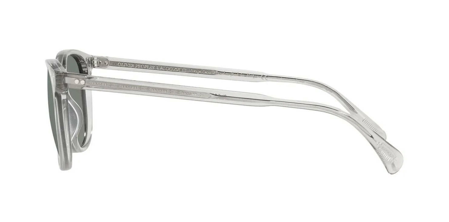 Pre-owned Oliver Peoples Finley Esq. Sun Ov 5298su Black Diamond/steal 51mm Sunglasses In Steal Shaded Mirrored