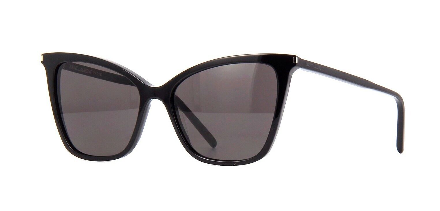 Pre-owned Saint Laurent Sl 384 Black/grey (001) Sunglasses In Gray