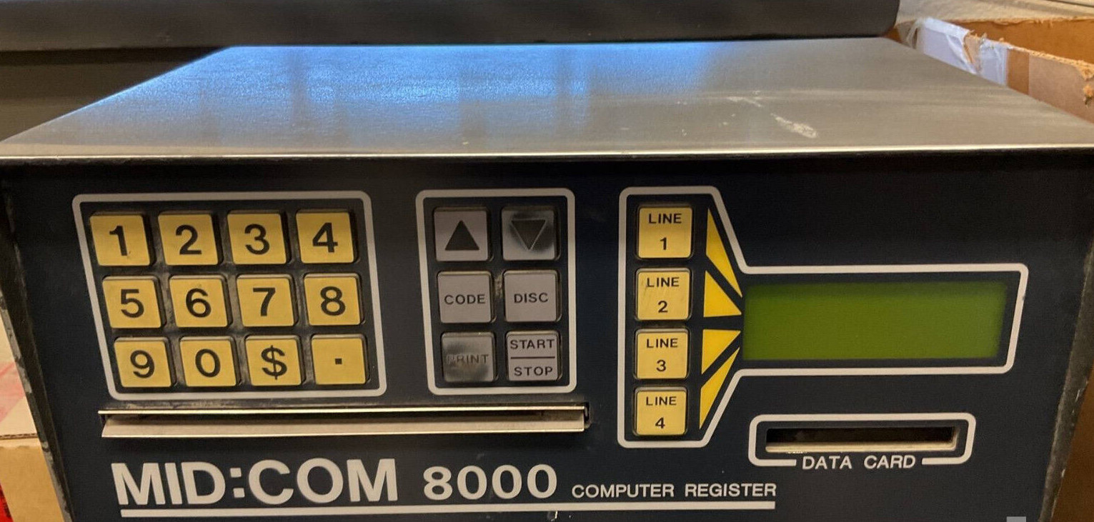 koppe　パネル2枚 MID-COM Model: 8000 With Fuel Truck Register Printer | eBay