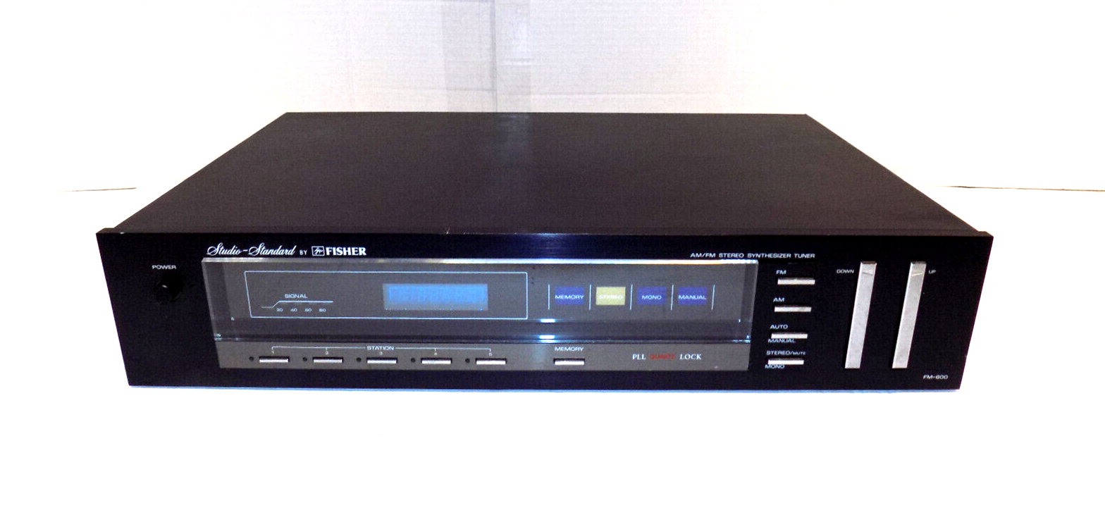Vintage Fisher FM-600 Stereo Standard AM FM Stereo Tuner Power...