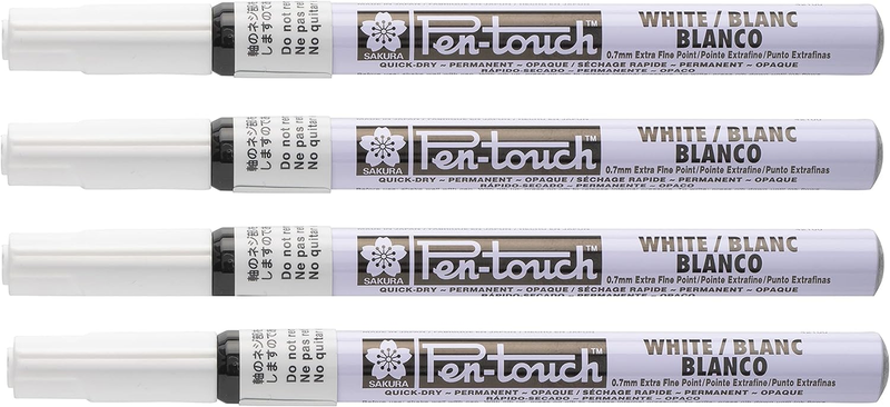 Pen-Touch Permanent Paint Marker 1.0 Mm Fine Point White Col
