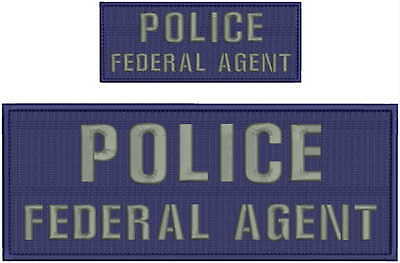 FBI FEDERAL AGENT  METRO ARMED ROBBERY SQUAD Police Patch SEK Polizei Aufnäher