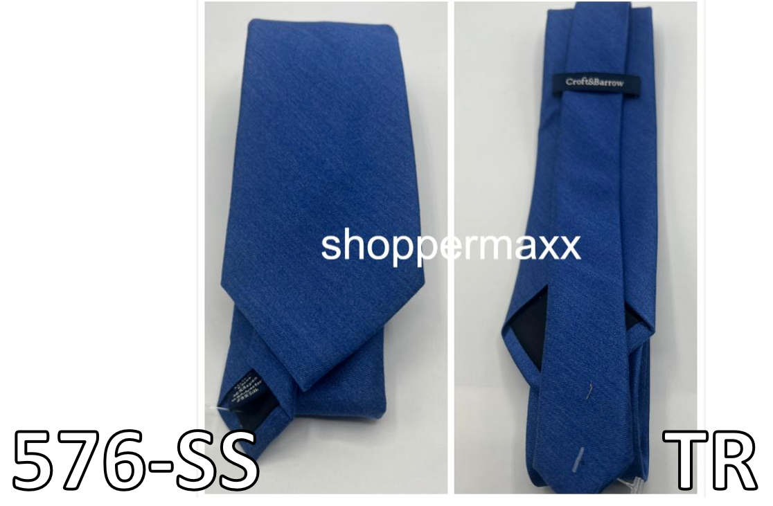 Croft & Barrow Men's Solid Color Tie, Blue, One Size
