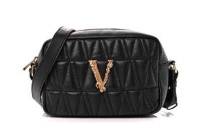 versace virtus crossbody bag