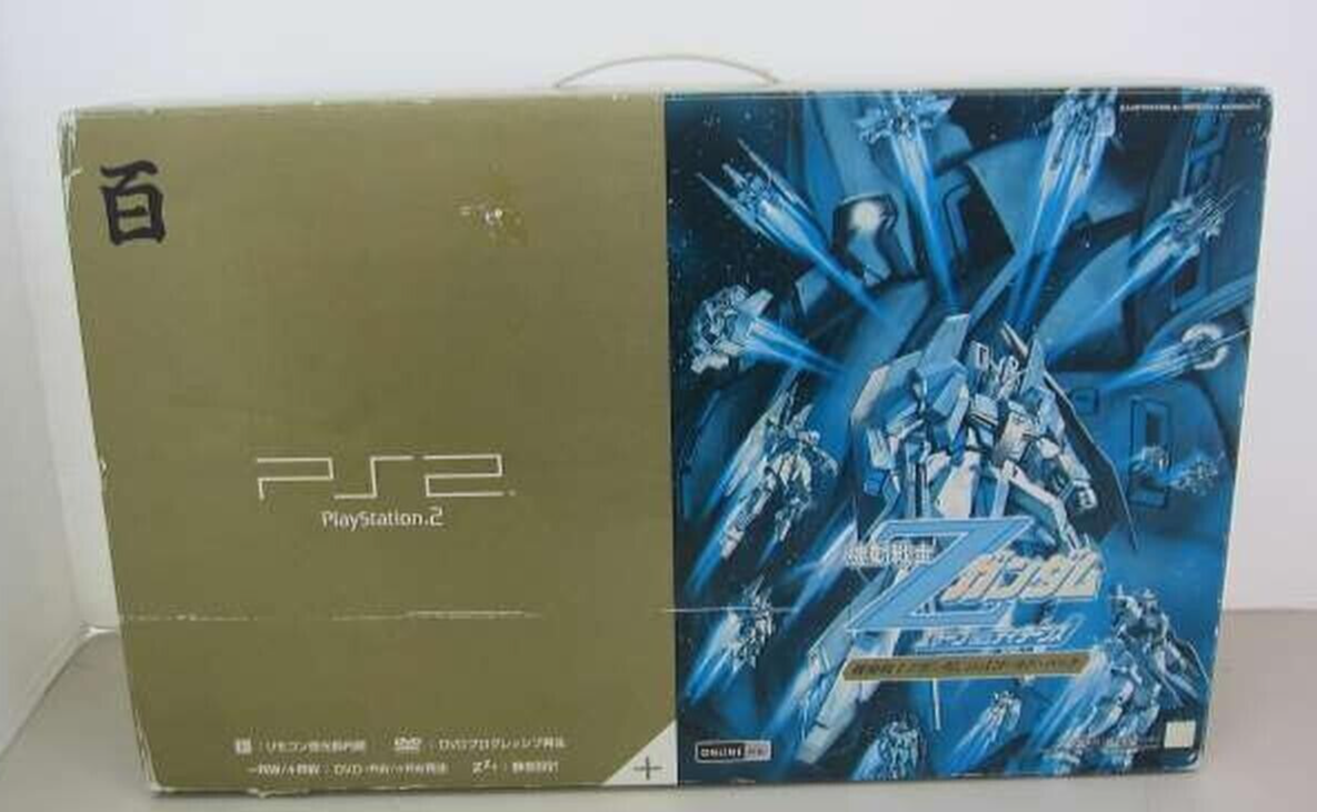 PS2 Mobile Suit Z Gundam Type-100 Hyakushiki Gold Pack