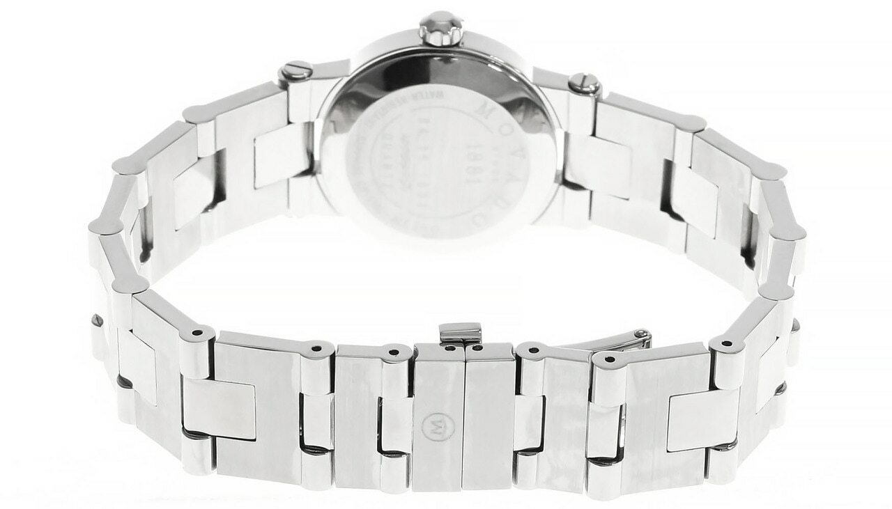 Pre-owned Movado Vizio Sport 24mm Stainless Steel Wht Dial Women's Watch 1604448