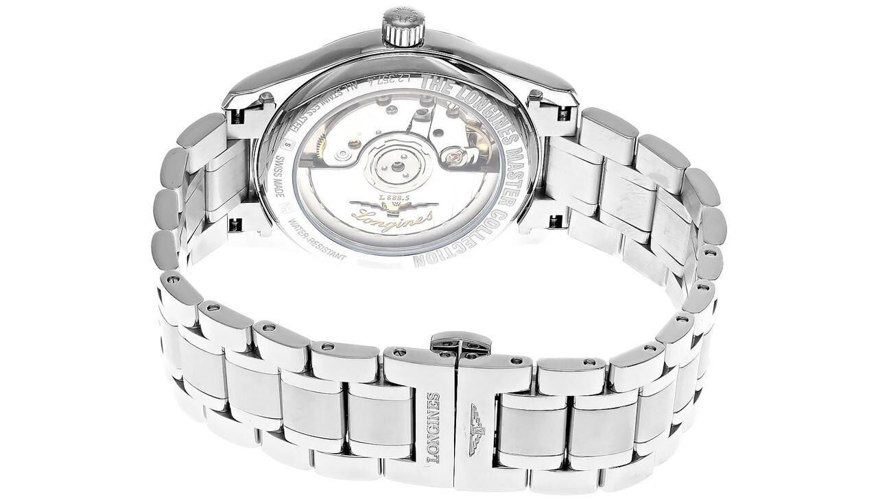 Pre-owned Longines Master Automatic 34mm Diamond Markers Unisex Watch L2.357.4.98.6
