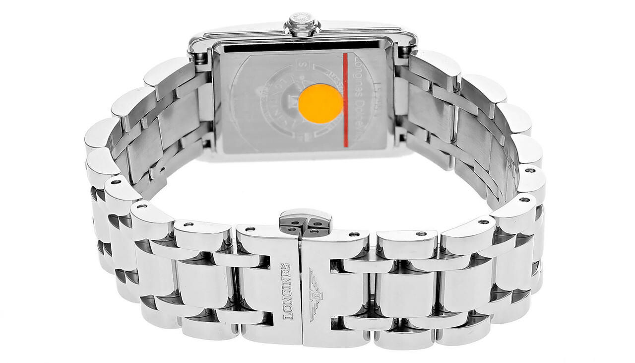 Pre-owned Longines Dolcevita Quartz Ss White Dial Women's Watch L5.255.4.16.6